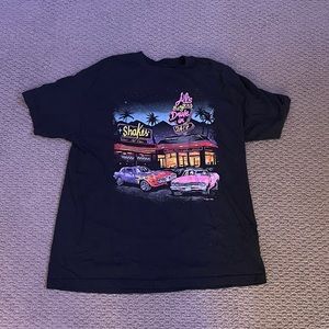 Oversized Als burgers and drive in shirt